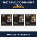 2027 Family Organizer Trio | 3 Printable Bundle cover