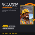 Faith & Family Vision Board cover