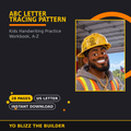ABC Letter Tracing Pattern Book cover