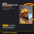 Home Maintenance Log & Planner cover