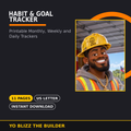 Habit & Goal Tracker Worksheets Pack cover