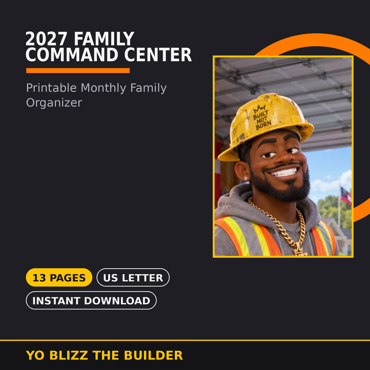 2027 Family Command Center Calendar cover