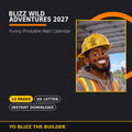 Blizz Wild Adventures 2027 Mini Calendar cover