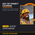 2027 DIY Project Calendar cover