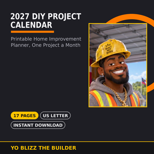 2027 DIY Project Calendar cover