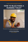 How Yo Blizz Fixes a Running Toilet cover