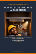 How Yo Blizz Unclogs a Sink Drain cover